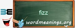 WordMeaning blackboard for fizz